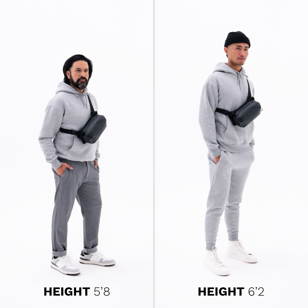 Fanny Pack Male Size Comparison