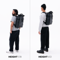 PRVKE 21L Male Size Comparison