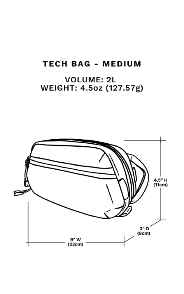 Tech Bag Rounds Tech Bag Medium in Sedona Orange – WANDRD Gear