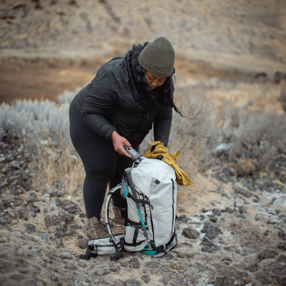 Gobi Tan FERNWEH Backpack Lifestyle Image