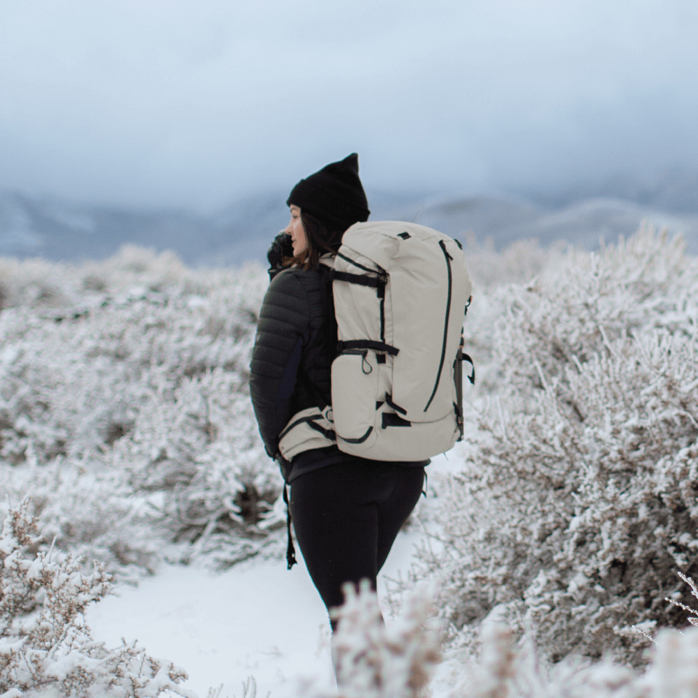 Gobi Tan FERNWEH Backpack Lifestyle Image