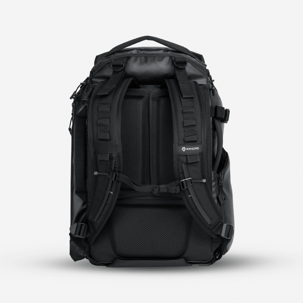 TRANSIT Travel Backpack Black Back