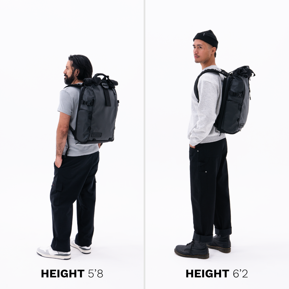 PRVKE 31L Male Size Comparison