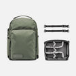 PRVKE Pocket 21L in Wasatch Green, Essential Photo Bundle | variant_ids: 41965579665488