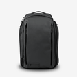 TRANSIT Travel Backpack Black Front | variant_ids: 41155964272720, 41155964305488, 41161363554384, 41161363587152
