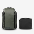 45L TRANSIT Travel Backpack Photography Bundle Green Front | variant_ids: 41121650278480, 41161368502352