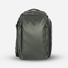 TRANSIT Travel Backpack Green Front | variant_ids: 40190470750288, 40190470815824