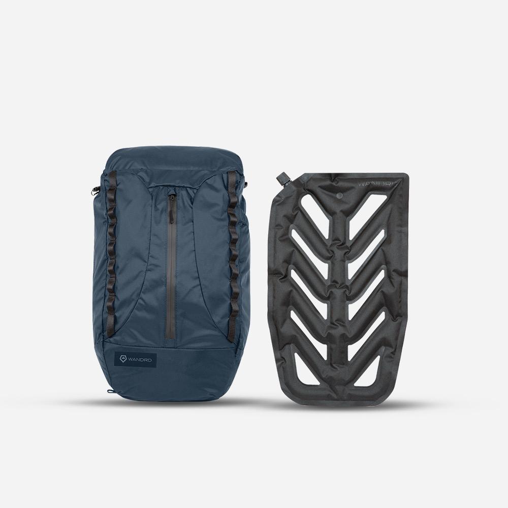 VEER Cobalt Pack Front with inflatable back panel